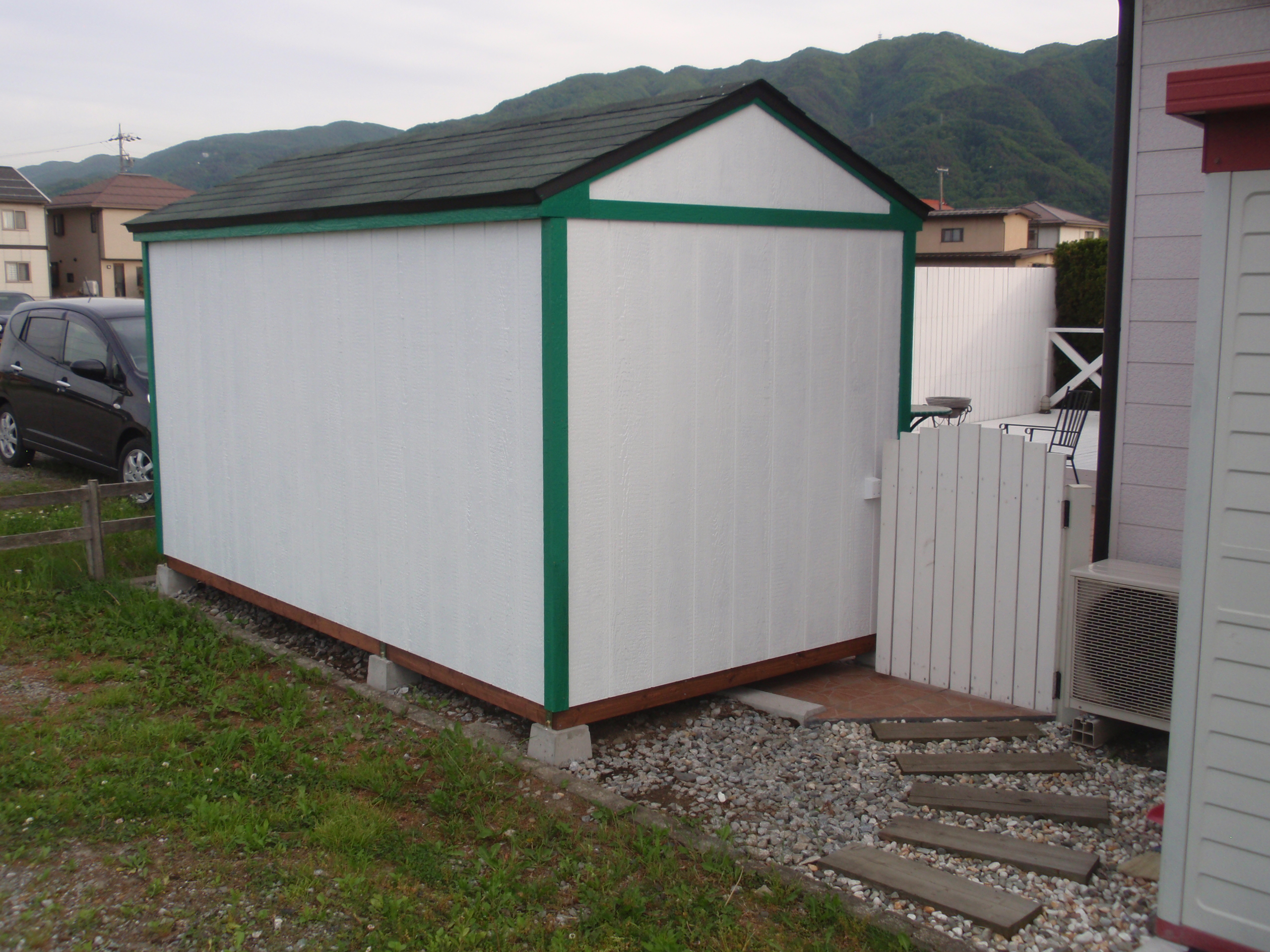 お庭をおしゃれにリフォームしました